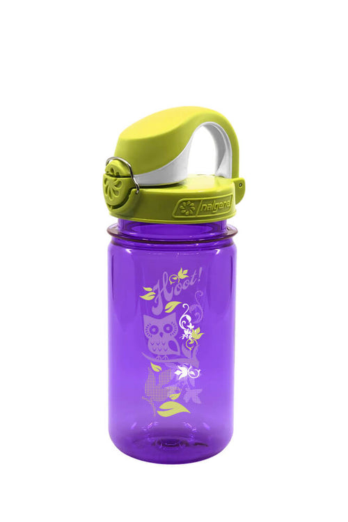 Nalgene product detail: 12oz On-The-Fly Kids Lock-Top Bottle with Graphics O4 — 12oz On-The-Fly Kids Lock-Top Bottle with Graphics