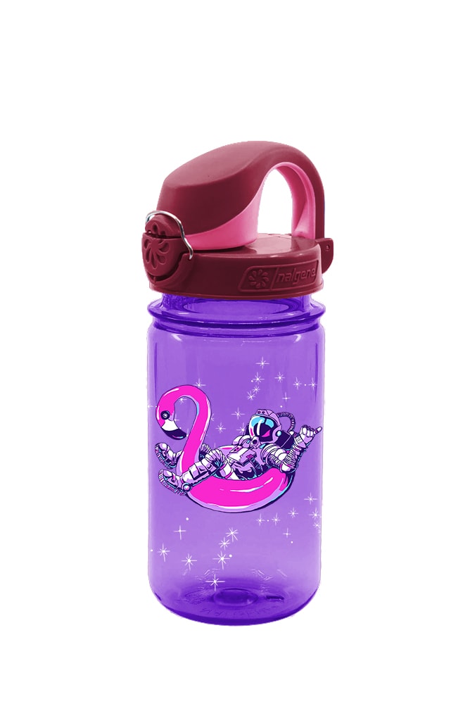 Nalgene product image: 12oz On-The-Fly Kids Lock-Top Bottle with Graphics N2 — 12oz On-The-Fly Kids Lock-Top Bottle with Graphics