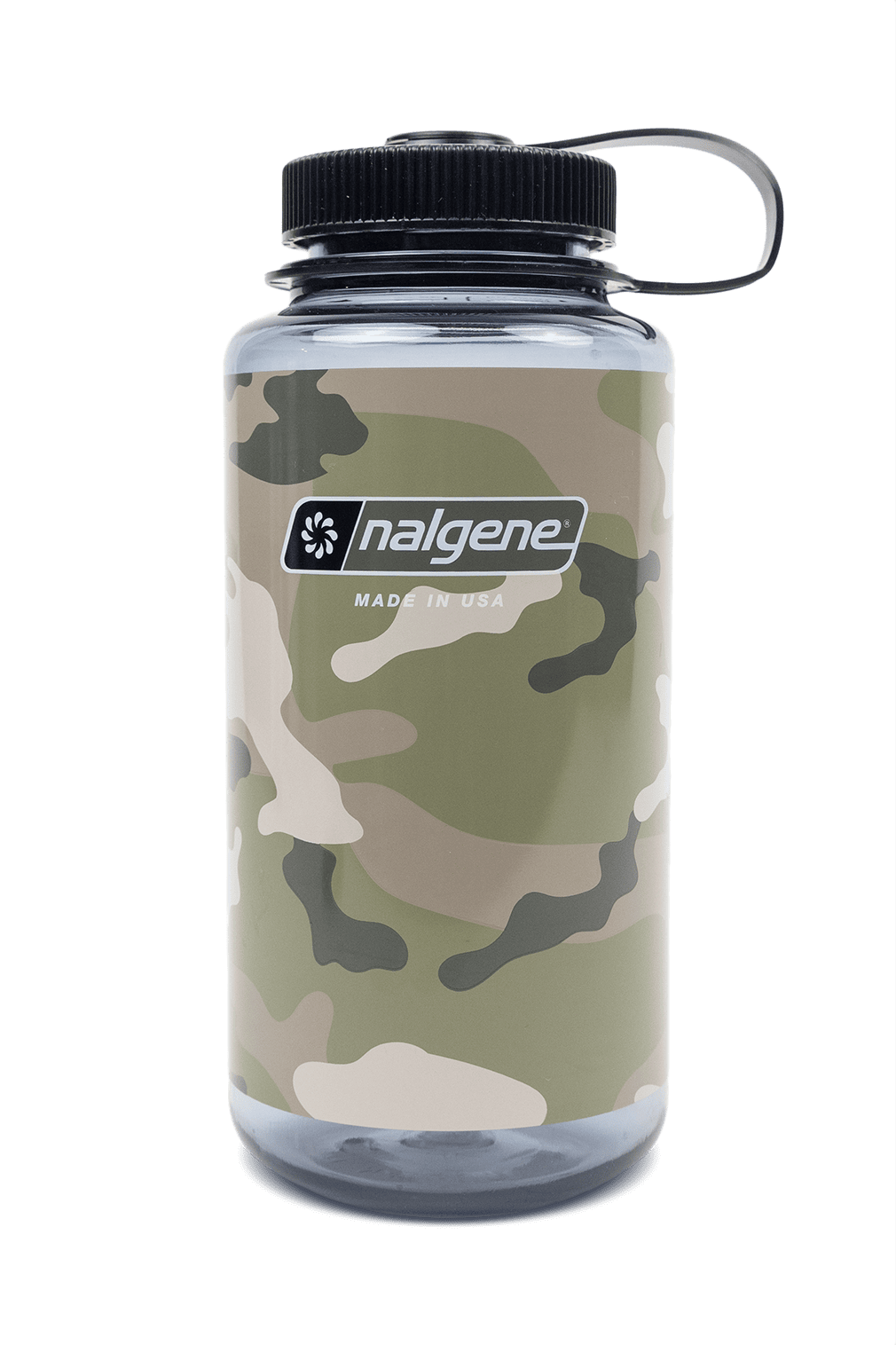Nalgene product view: 32oz Wide Mouth Camo Print Bottles T6 — 32oz Wide Mouth Camo Print Bottles