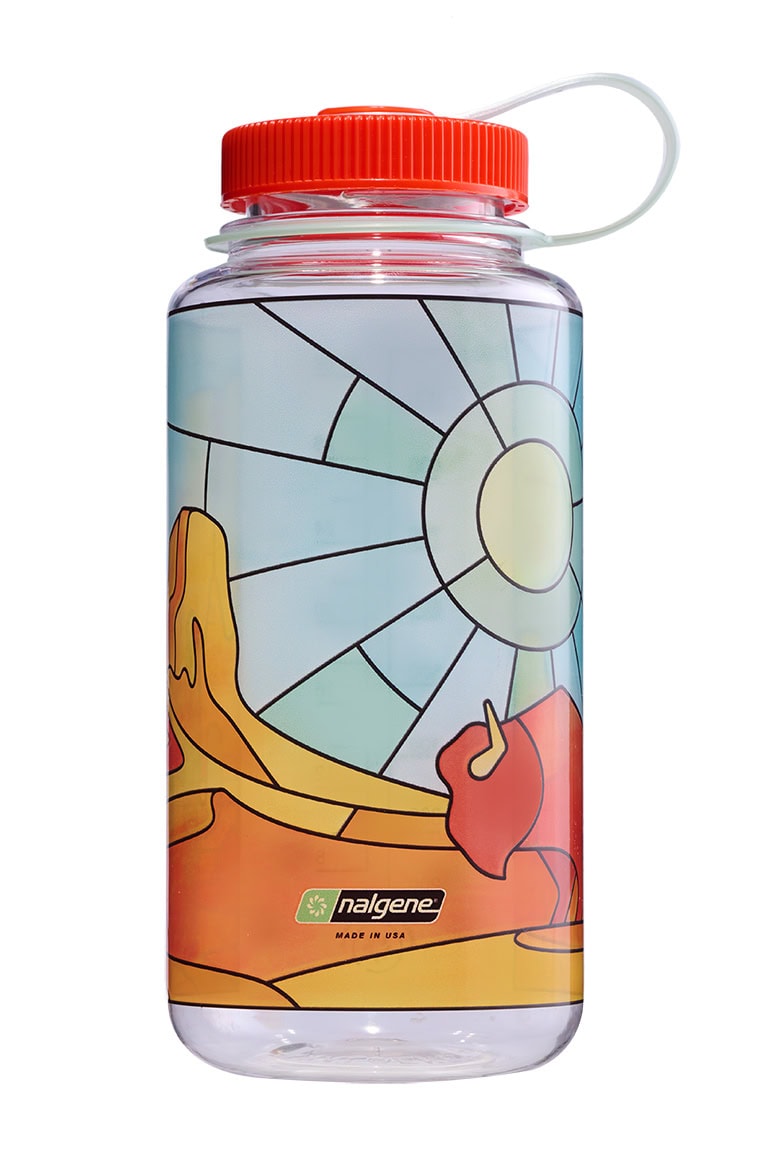 Nalgene product detail: 32oz Wide Mouth Stained Glass Print Bottles V6 — 32oz Wide Mouth Stained Glass Print Bottles