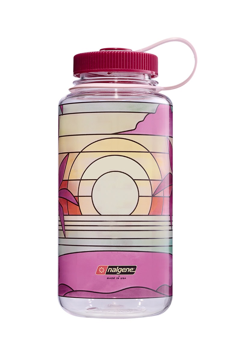 Nalgene product view: 32oz Wide Mouth Stained Glass Print Bottles V6 — 32oz Wide Mouth Stained Glass Print Bottles