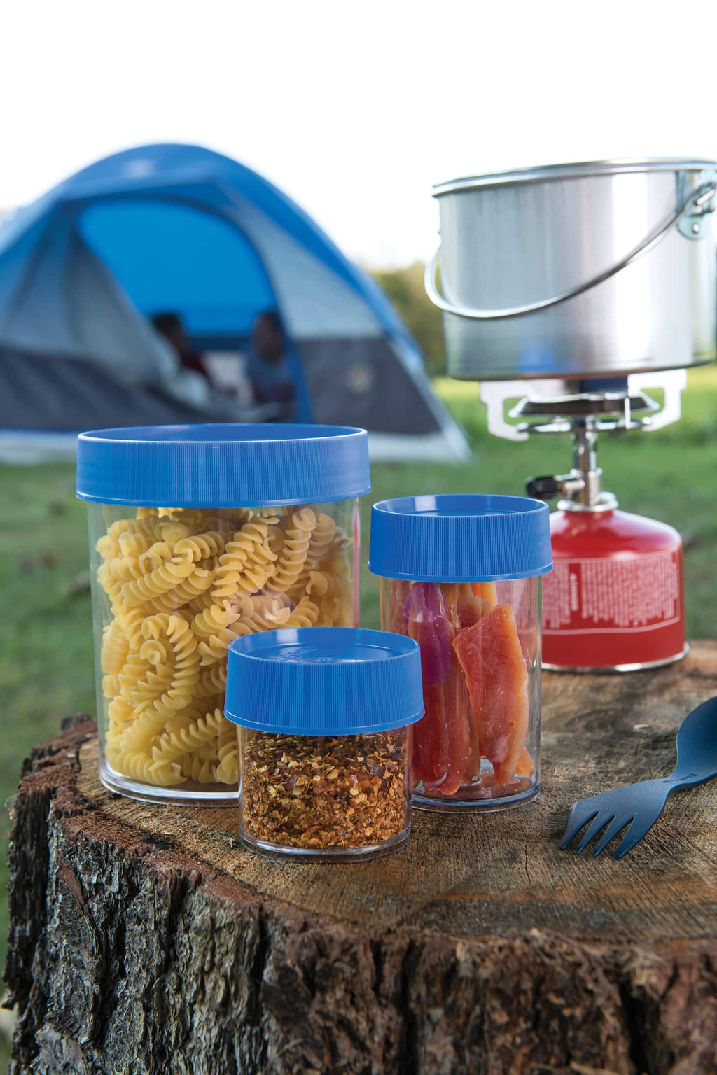 Nalgene product image: 32oz Storage Jar – Blue Lid Z8 — 32oz Storage Jar – Blue Lid