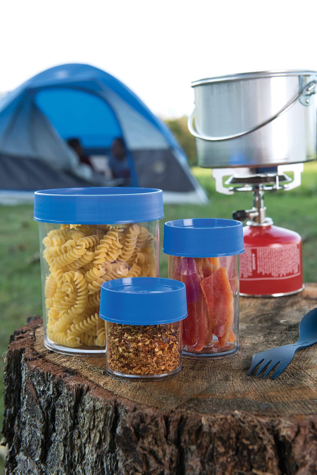 Nalgene product image: 32oz Storage Jar – Blue Lid Z8 — 32oz Storage Jar – Blue Lid