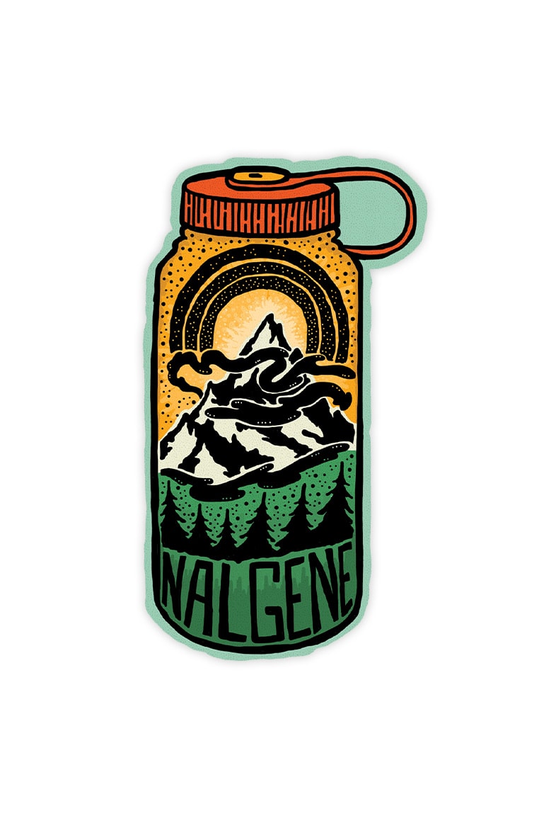 Nalgene product detail: Mountain Peak Sticker R9 — Mountain Peak Sticker