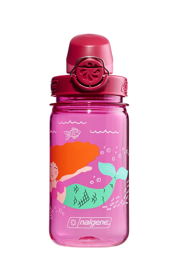 Nalgene product detail: 12oz On-The-Fly Kids Lock-Top Bottle with Graphics N2 — 12oz On-The-Fly Kids Lock-Top Bottle with Graphics