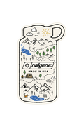 Nalgene Bottle Map Sticker — Nalgene Bottle Map Sticker T0