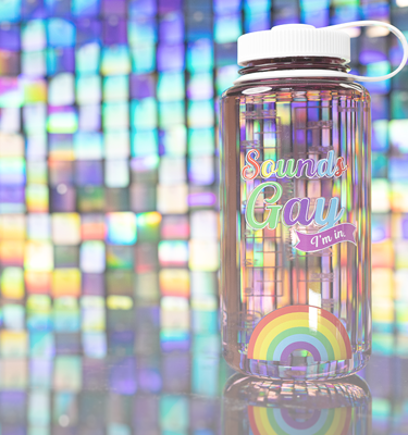 Nalgene product image: 32oz Wide Mouth Pride Bottle T7 — 32oz Wide Mouth Pride Bottle