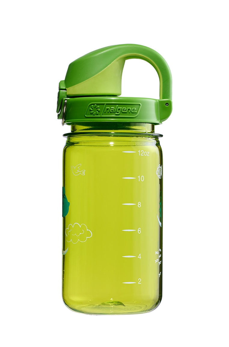 Nalgene product view: 12oz On-The-Fly Kids Lock-Top Bottle with Graphics N2 — 12oz On-The-Fly Kids Lock-Top Bottle with Graphics