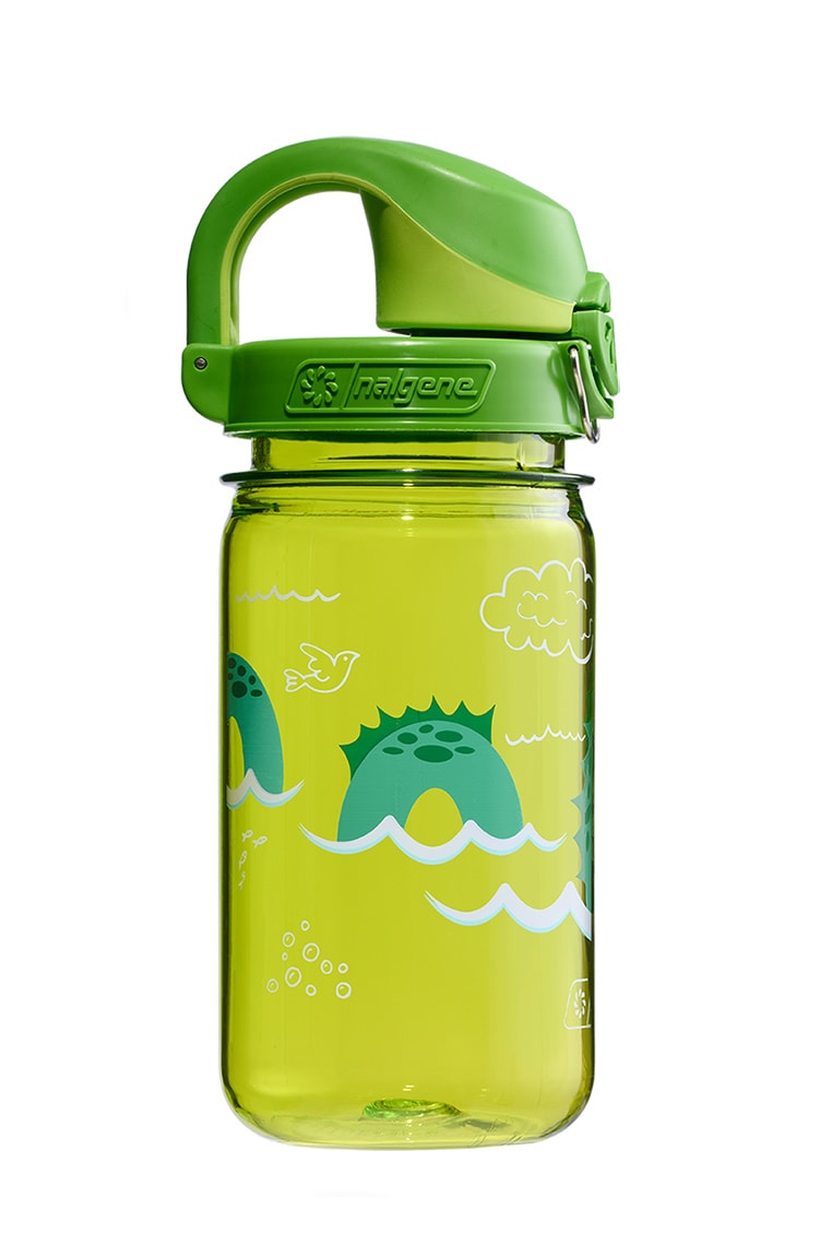 Nalgene product view: 12oz On-The-Fly Kids Lock-Top Bottle with Graphics N2 — 12oz On-The-Fly Kids Lock-Top Bottle with Graphics