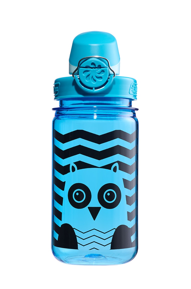 Nalgene product view: 12oz On-The-Fly Kids Lock-Top Bottle with Graphics N2 — 12oz On-The-Fly Kids Lock-Top Bottle with Graphics
