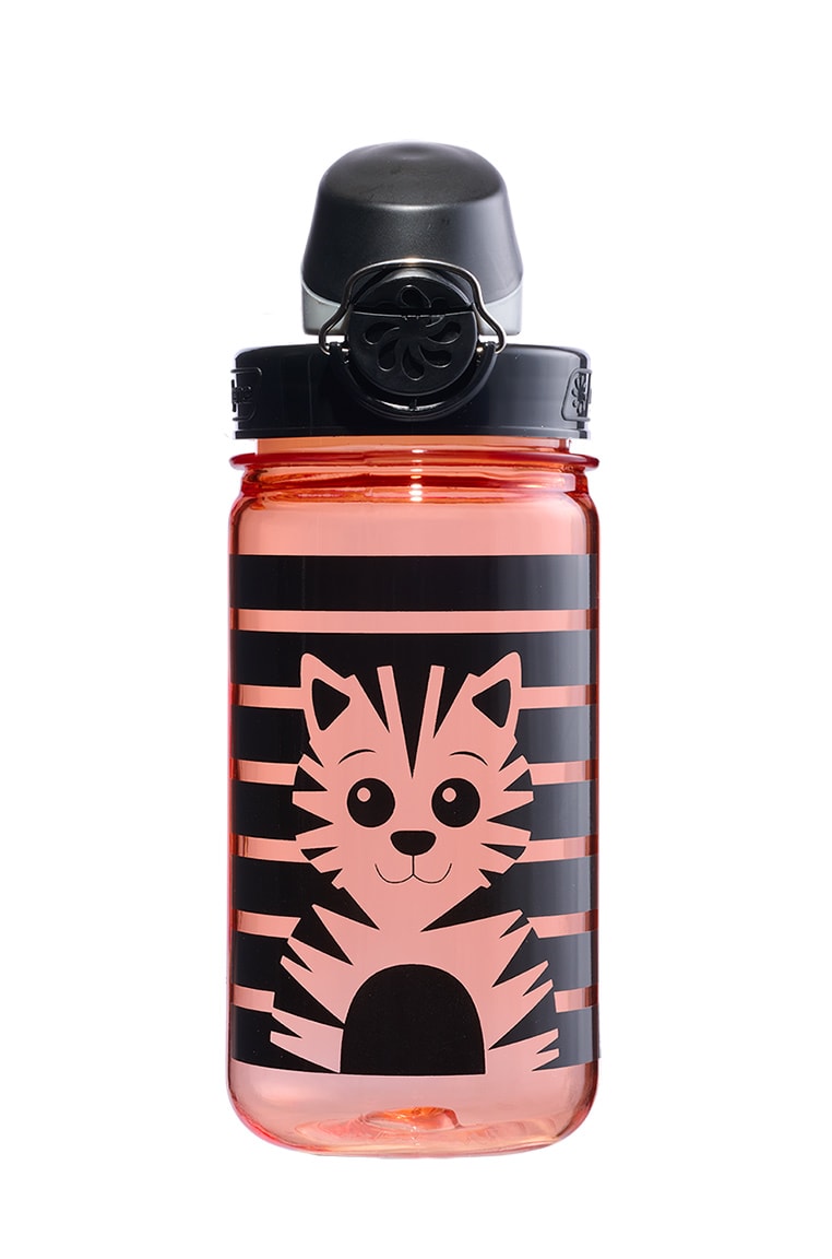 Nalgene product detail: 12oz On-The-Fly Kids Lock-Top Bottle with Graphics N2 — 12oz On-The-Fly Kids Lock-Top Bottle with Graphics