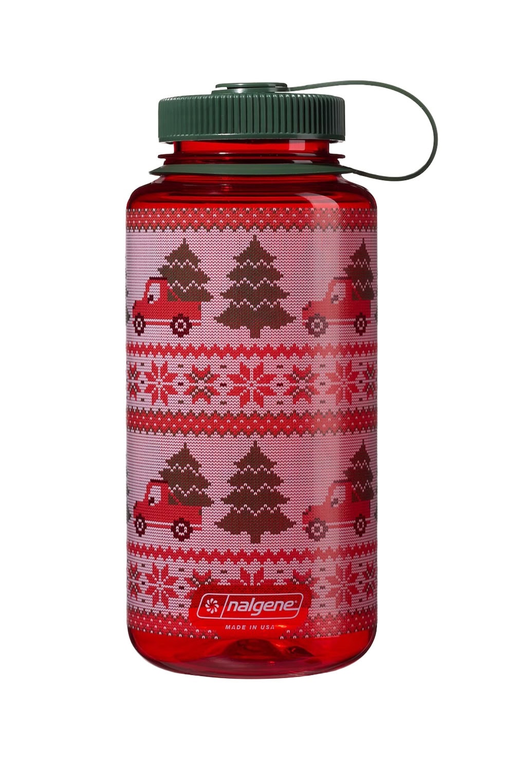 Nalgene product image: 32oz Wide Mouth Ugly Sweater Bottle P7 — 32oz Wide Mouth Ugly Sweater Bottle