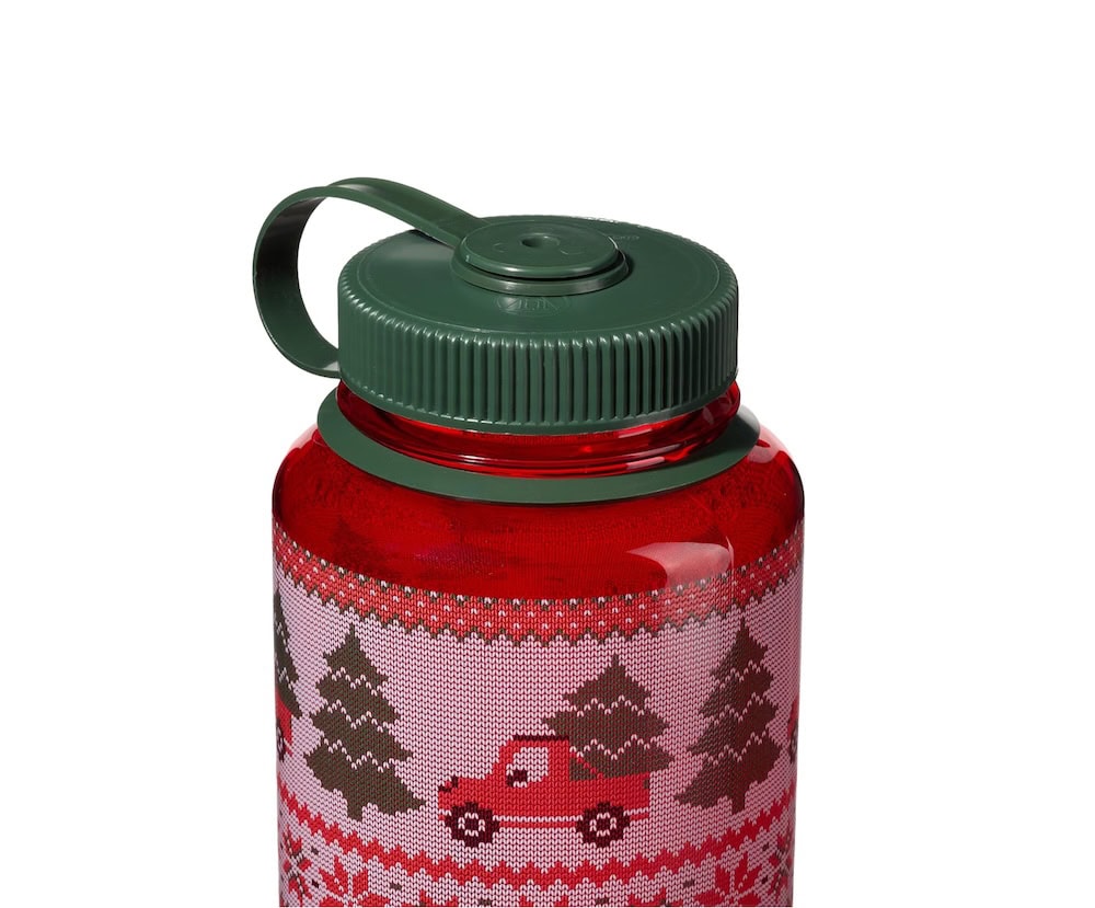 Nalgene product view: 32oz Wide Mouth Ugly Sweater Bottle P7 — 32oz Wide Mouth Ugly Sweater Bottle
